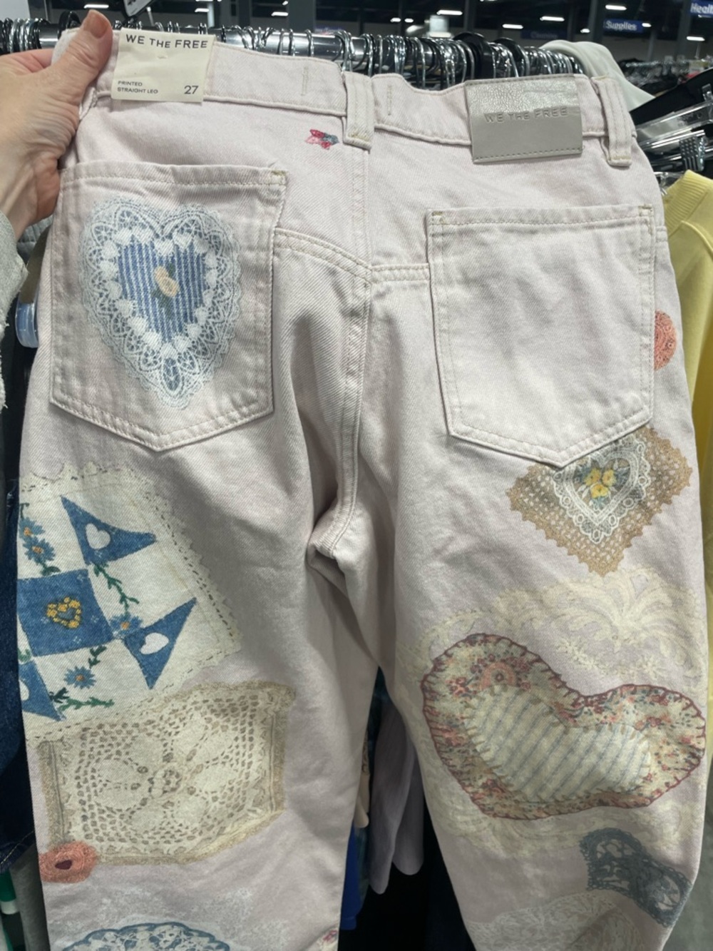 NWT We The Free Tinsley Printed Jeans/ size 27 - Picture 9 of 11